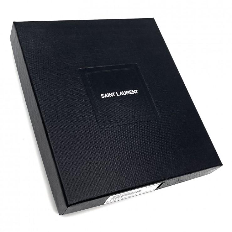 SAINT LAURENT（サンローラン）スタッズロゴ ジップカードケース