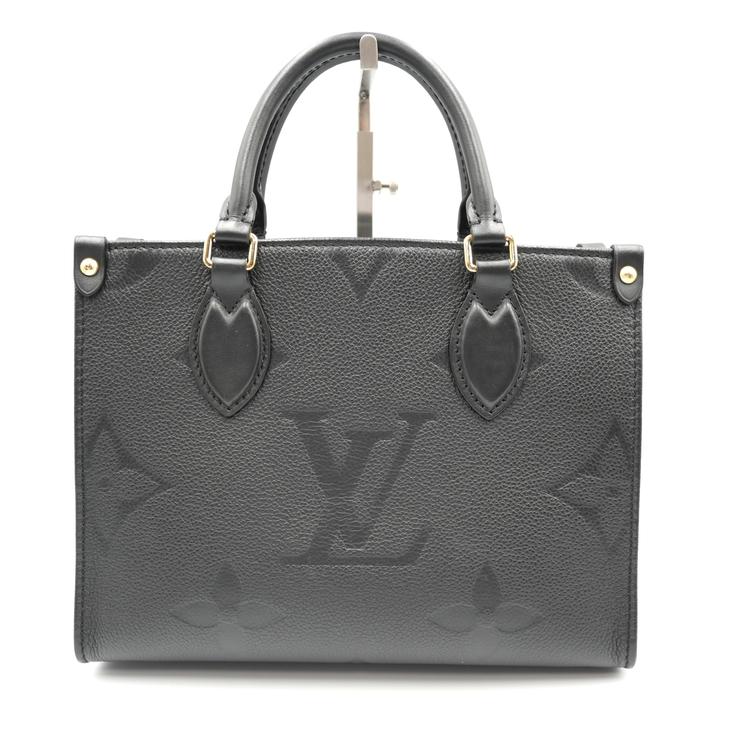 RioRin【美品】Louis Vuitton オンザゴー　pm ブラック LOUIS VUITTON（ルイ・ヴィトン） LOUIS VUITTON（ルイ ヴィトン