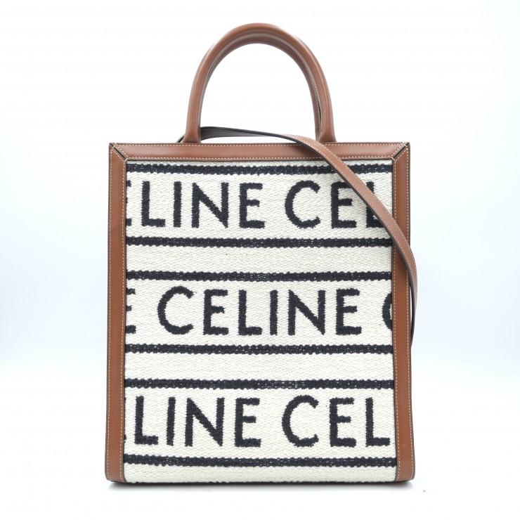 CELINE（セリーヌ） スモール バーティカル カバ トートバッグ ロゴ