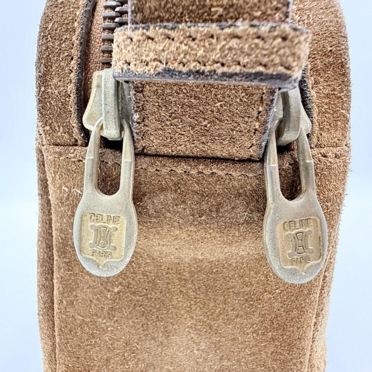 CELINE（セリーヌ） ヴィンテージ パッチワーク スエード ショルダー