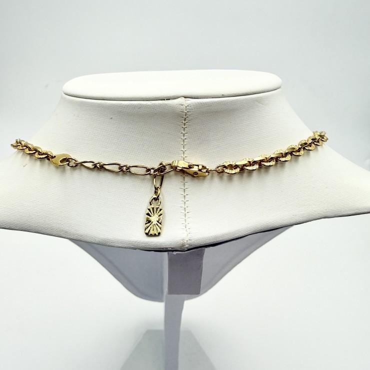 YVES SAINT LAURENT（イヴ・サンローラン）ヴィンテージ ネックレス ラウンドモチーフ ゴールドカラー レディース_8