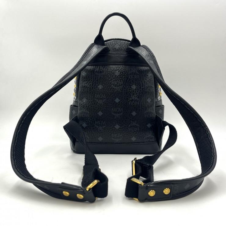 MCM（エムシーエム） ヴィセトス スタッズ バックパック ブラック 
