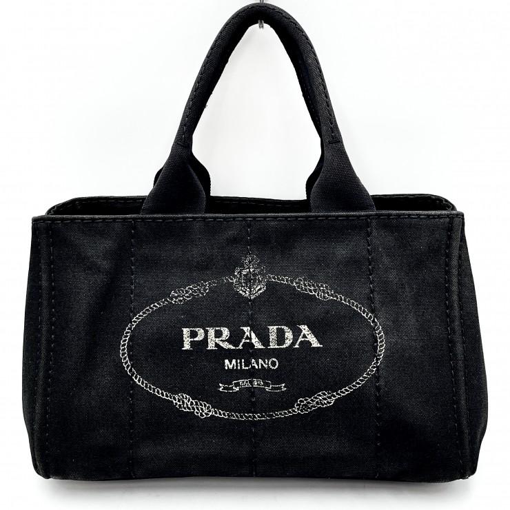 PRADA（プラダ） カナパ トートバッグ ハンドバッグ ブラック