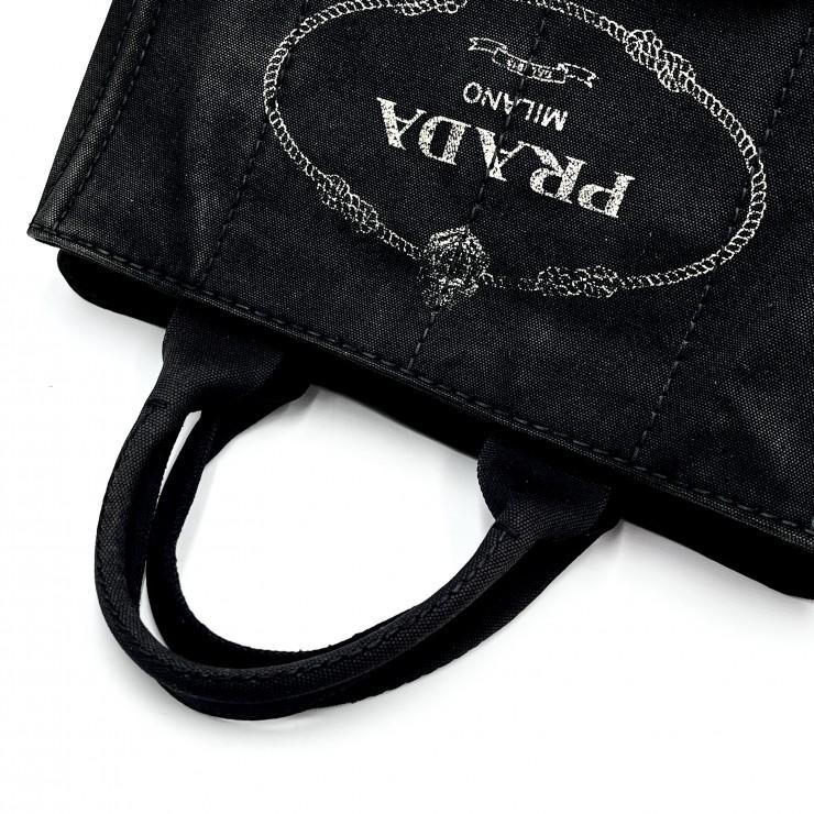 PRADA（プラダ） カナパ トートバッグ ハンドバッグ ブラック