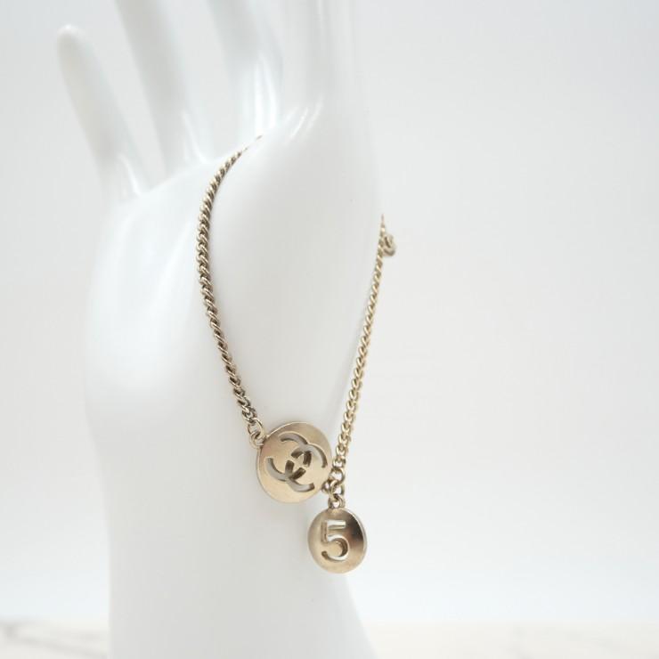 CHANEL ナンバー5 ココマーク ブレスレット ゴールドカラー 付属品 CHANEL（シャネル） ココマーク No.5 ヴィンテージ チェーン