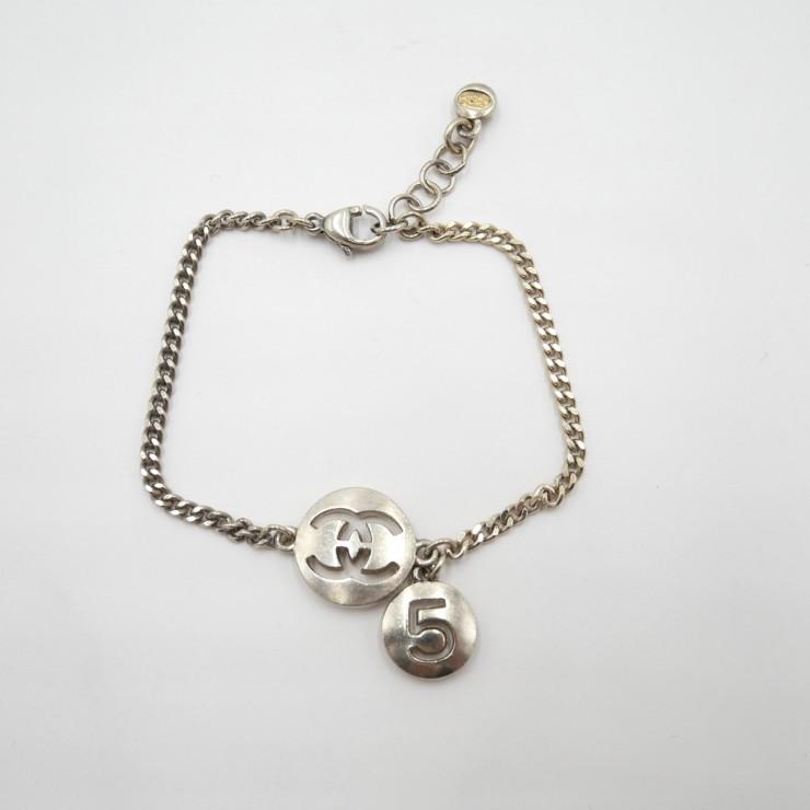 CHANEL ナンバー5 ココマーク ブレスレット ゴールドカラー 付属品 CHANEL（シャネル） ココマーク No.5 ヴィンテージ チェーン