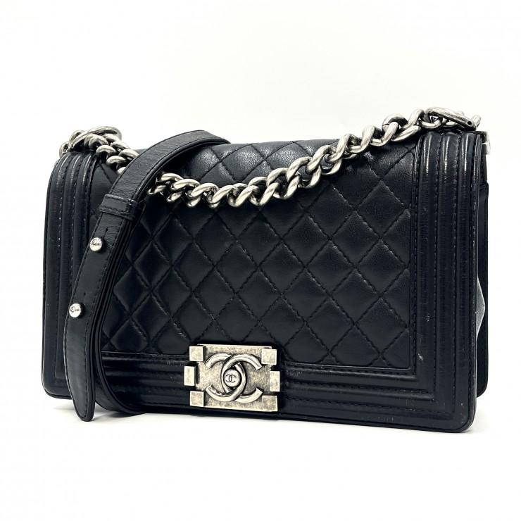 CHANEL（シャネル） ボーイシャネル チェーンショルダーバッグ 黒