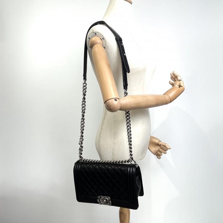 CHANEL（シャネル） ボーイシャネル チェーンショルダーバッグ 黒