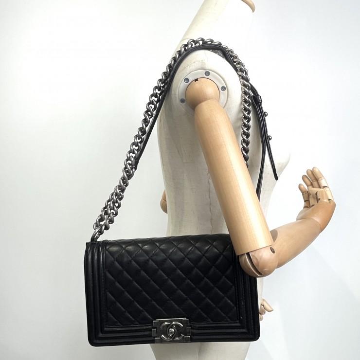 CHANEL（シャネル） ボーイシャネル チェーンショルダーバッグ 黒