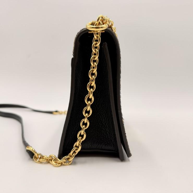 FURLA（フルラ） ミミ ミニショルダーバッグ ゼブラ柄 ハラコ レザー 