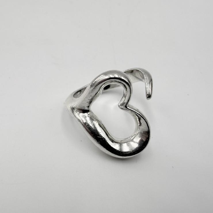 TIFFANY&Co.（ティファニー） オープン ハート リング 10号 シルバー