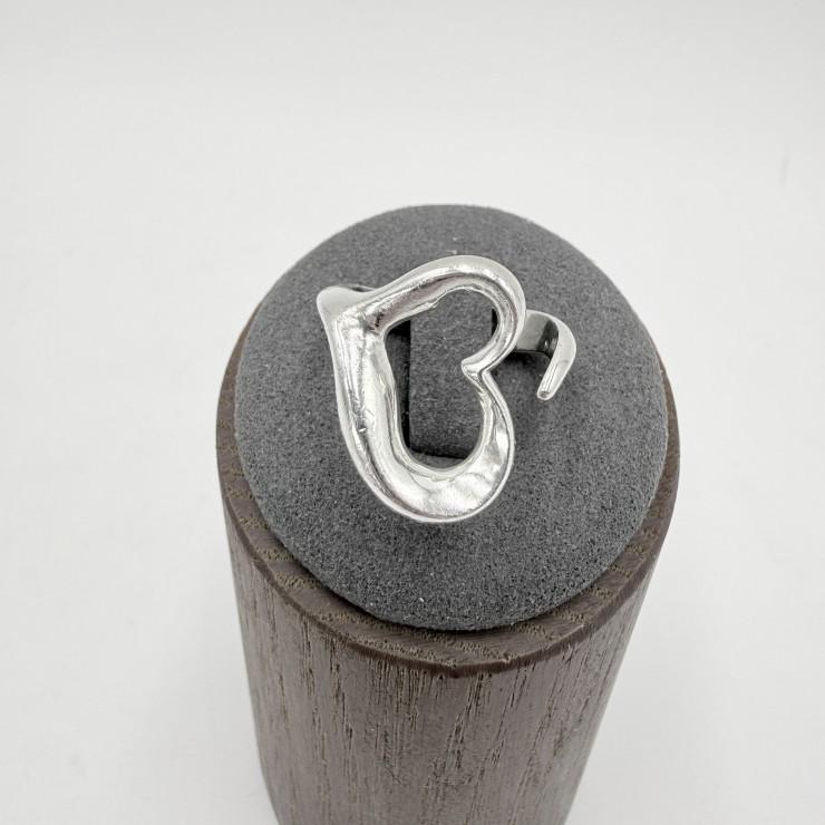 TIFFANY&Co.（ティファニー） オープン ハート リング 10号 シルバー