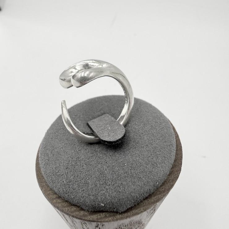 TIFFANY&Co.（ティファニー） オープン ハート リング 10号 シルバー
