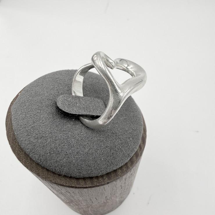 TIFFANY&Co.（ティファニー） オープン ハート リング 10号 シルバー