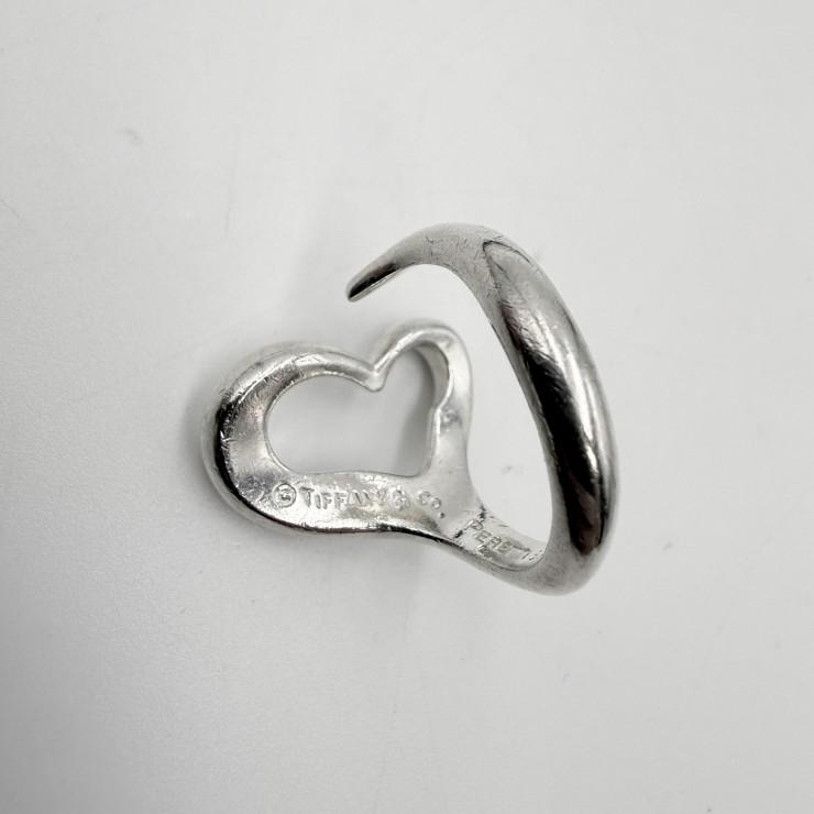 TIFFANY&Co.（ティファニー） オープン ハート リング 10号 シルバー