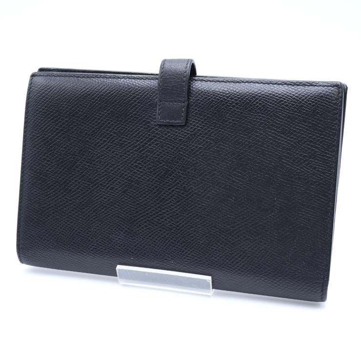 CELINE（セリーヌ） ラージ ストラップウォレット 長財布 ブラック