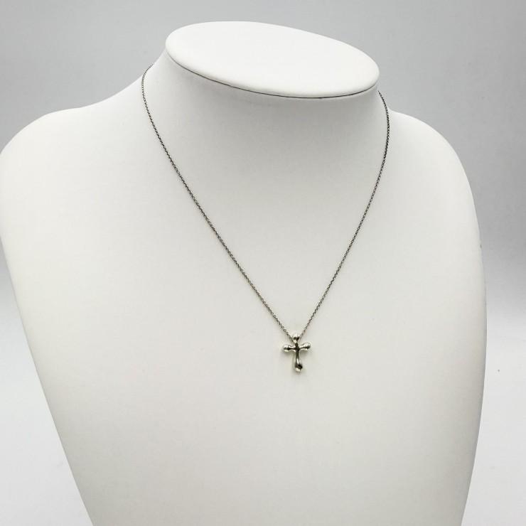 ティファニー ネックレス クロス エルサペレッティ SV925 TIFFANY&Co.（ティファニー）エルサ・ペレッティ クロス ネックレス