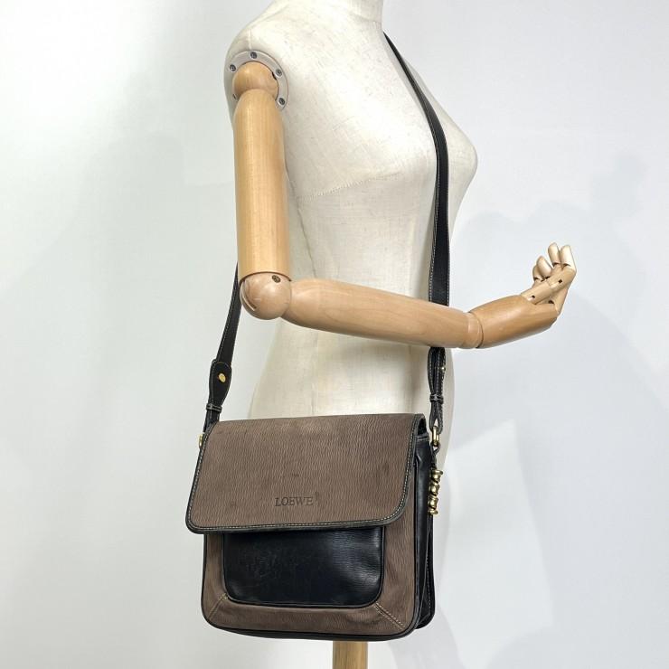 LOEWE（ロエベ） ベラスケス ヴィンテージ ショルダーバッグ レザー
