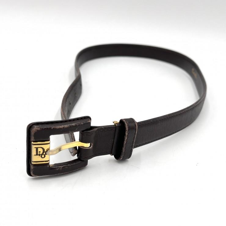 Christian Dior（クリスチャンディオール）CDロゴ ヴィンテージ レザー
