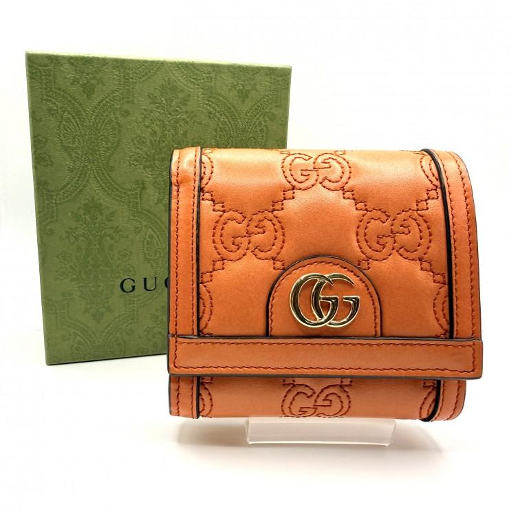 GUCCI（グッチ） GGマトラッセ カードケース ウォレット 二つ折り財布