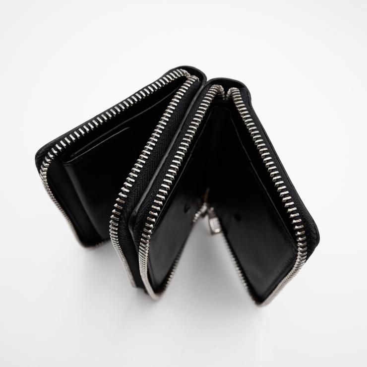 LOEWE（ロエベ） アナグラム ダブルジップ 二つ折り財布 コンパクト