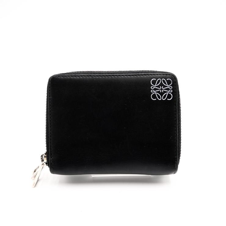 LOEWE（ロエベ） アナグラム ダブルジップ 二つ折り財布 コンパクト