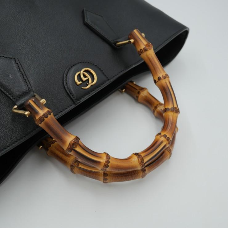 GUCCI（グッチ） ダイアナ ヴィンテージ トートバッグ バンブー レザー