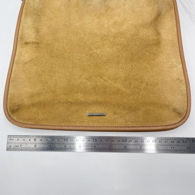 GUCCI（グッチ） ヴィンテージ スエード ワンショルダーバッグ