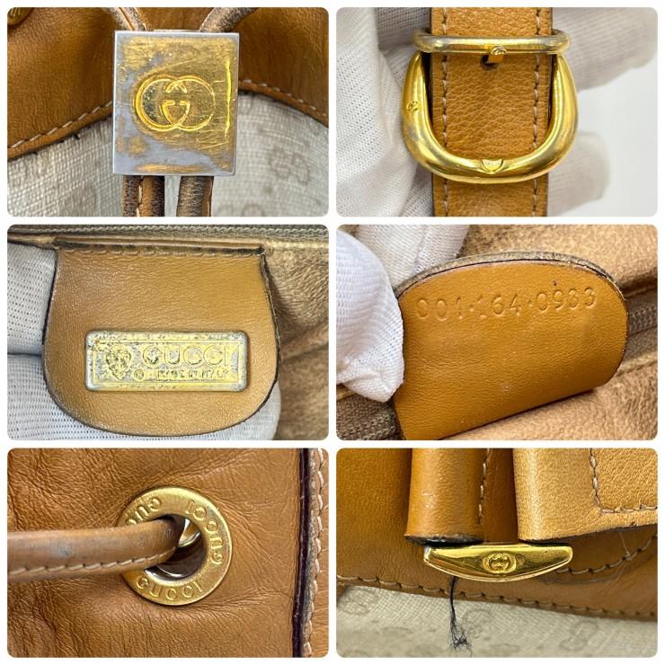 GUCCI（グッチ） ヴィンテージ マイクロGG 巾着ショルダーバッグ