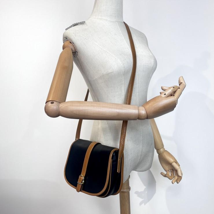 CELINE（セリーヌ） ヴィンテージ ショルダーバッグ サドルバッグ 