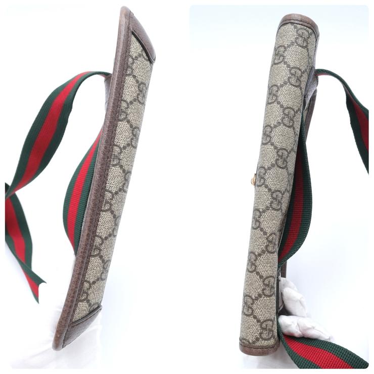未使用級■グッチGG柄 ベルトバッグ シェリーライン ウェブ ボディバッグ GUCCI（グッチ） ネオ ヴィンテージ GGスプリーム ベルトバッグ