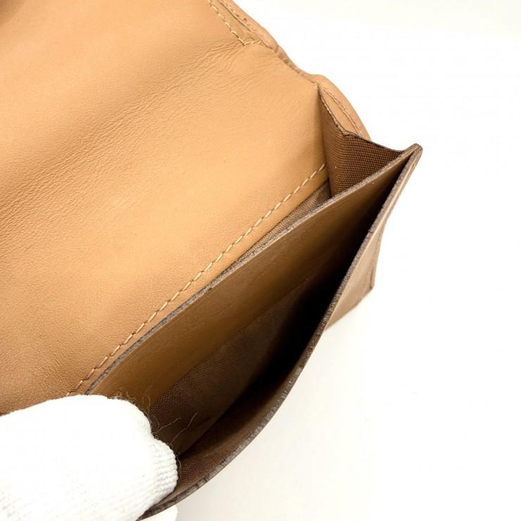 CELINE（セリーヌ） マカダム ヴィンテージ がま口 二つ折り財布