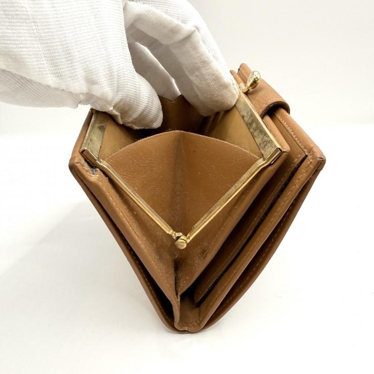 CELINE セリーヌ マカダム柄 がま口 二つ折り財布 トリオンフ PVC CELINE（セリーヌ） マカダム ヴィンテージ がま口 二つ折り財布
