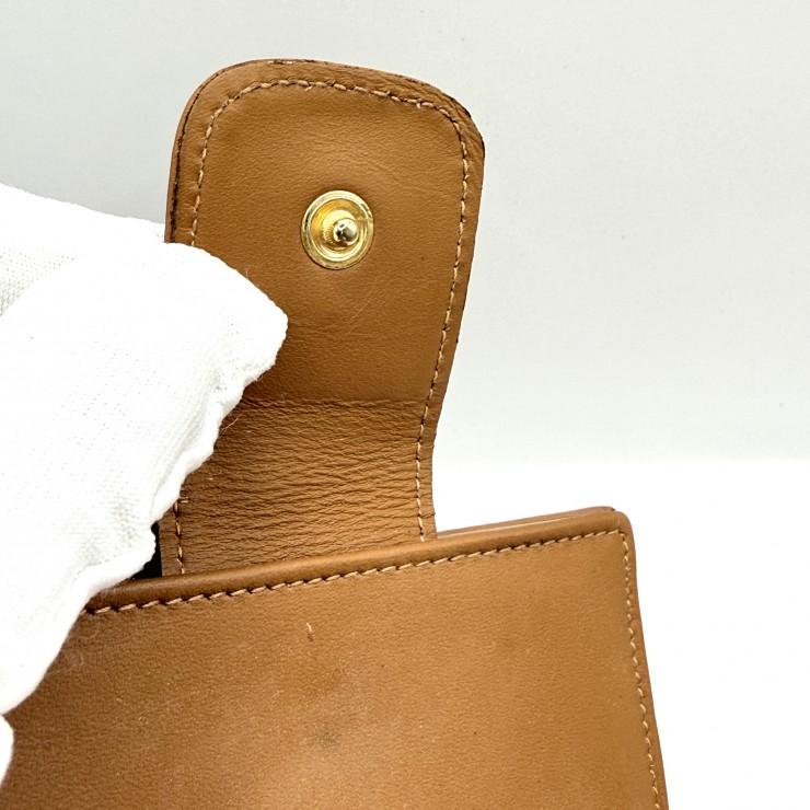 CELINE（セリーヌ） マカダム ヴィンテージ がま口 二つ折り財布