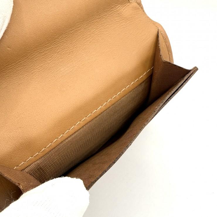 CELINE（セリーヌ） マカダム ヴィンテージ がま口 二つ折り財布
