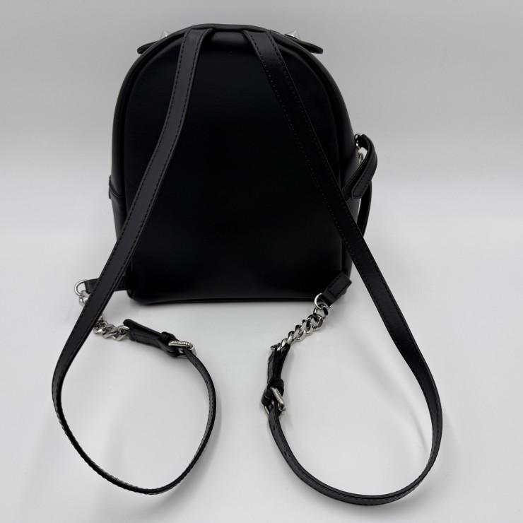 FENDI（フェンディ）ロゴスタッズ ミニバックパック リュック ブラック