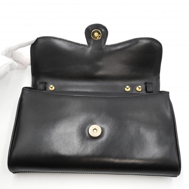 セリーヌ CELINE サルキー 馬車金具 レザー クラッチバッグ ヴィンテージ CELINE（セリーヌ） 馬車金具 ヴィンテージ ショルダーバッグ クラッチ