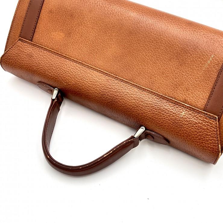 BURBERRY（バーバリー） ヴィンテージ ハンドバッグ ブラウン レザー