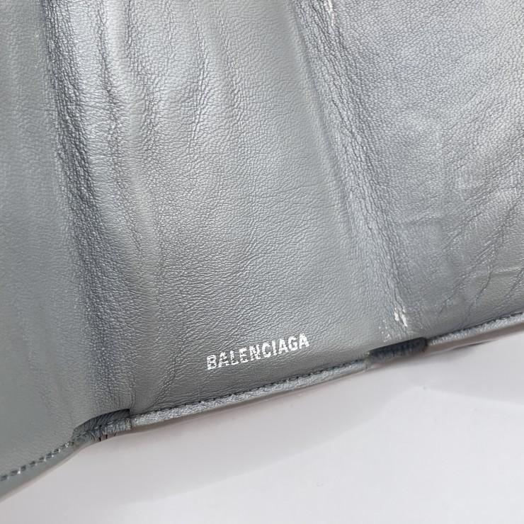 BALENCIAGA（バレンシアガ） ペーパー ミニウォレット 三つ折り財布