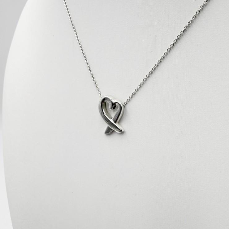 TIFFANY&Co.（ティファニー）ラビング ハート ペンダント ネックレス SV925 41cm レディース_3