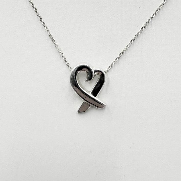 TIFFANY&Co.（ティファニー）ラビング ハート ペンダント ネックレス SV925 41cm レディース_4