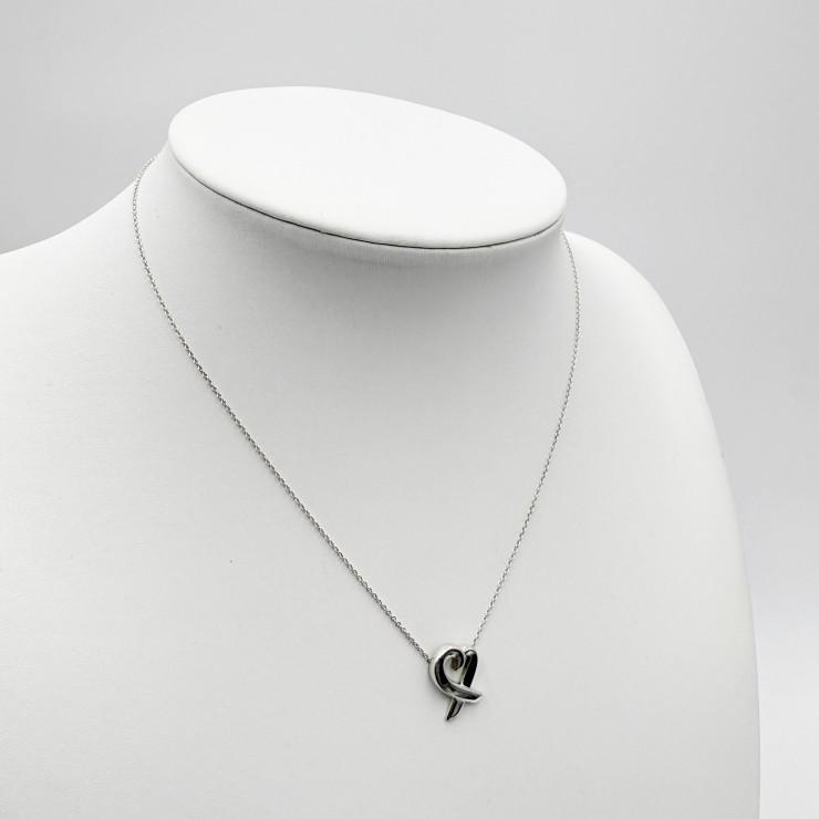 TIFFANY&Co.（ティファニー）ラビング ハート ペンダント ネックレス SV925 41cm レディース_5