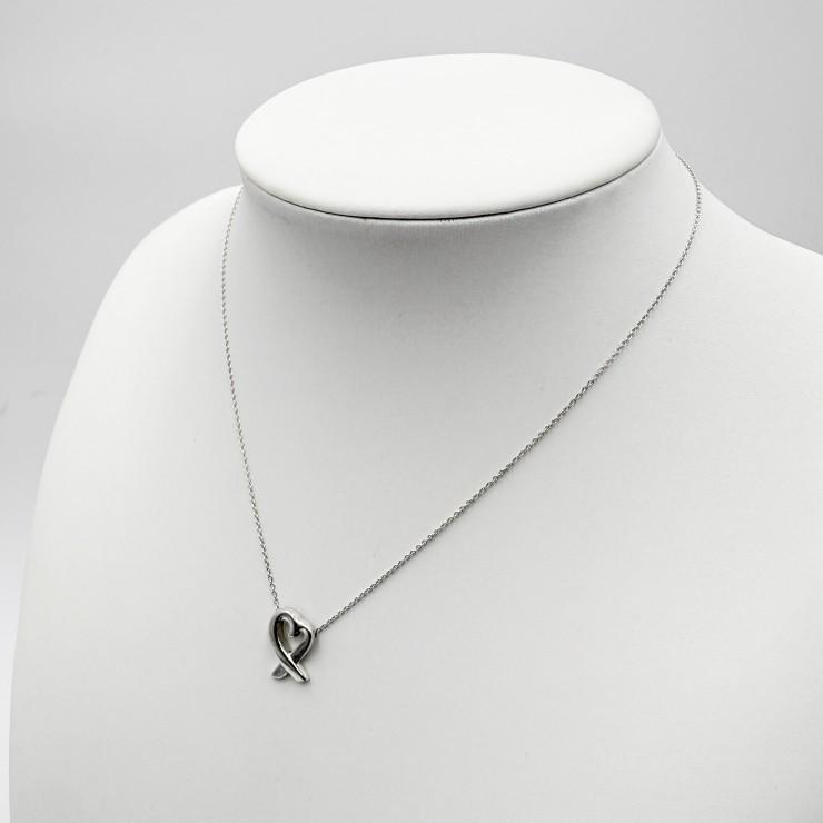 TIFFANY&Co.（ティファニー）ラビング ハート ペンダント ネックレス SV925 41cm レディース_6