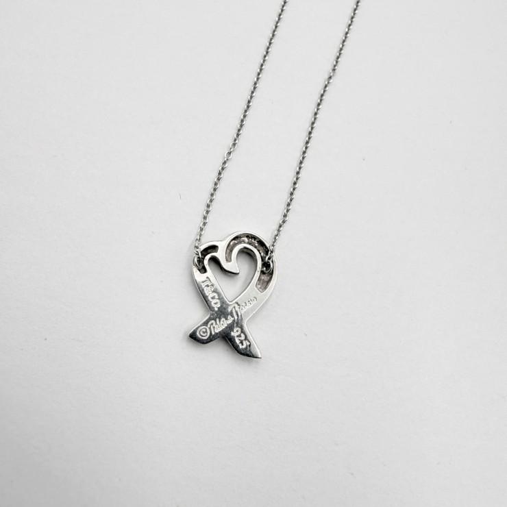 TIFFANY&Co.（ティファニー）ラビング ハート ペンダント ネックレス SV925 41cm レディース_9