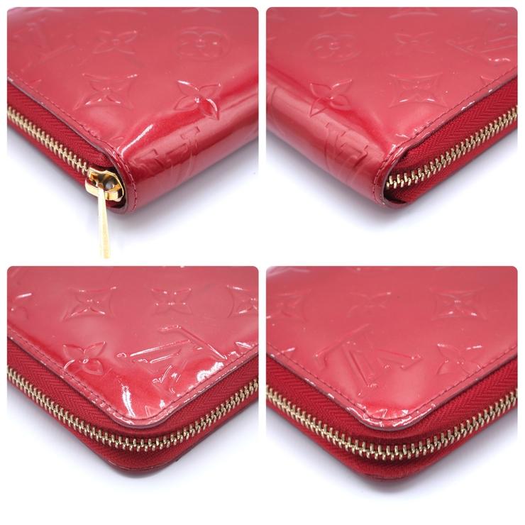 LOUIS VUITTON ヴェルニ ジッピーウォレット 長財布　赤　レッド LOUIS VUITTON（ルイ・ヴィトン） ジッピー・ウォレット ヴェルニ 長