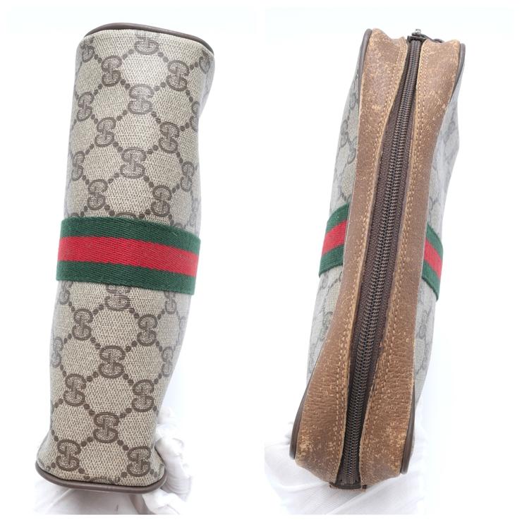 Gucci グッチ　GGプラスシェリー　PVC　セカンドバッグ クラッチバッグ GUCCI（グッチ） オールドグッチ GGプラス シェリーライン