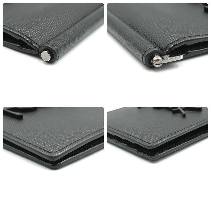 Saint Laurent マネークリップ 二つ折り財布 SAINT LAURENT（サンローラン）モノグラム マネークリップ ウォレット