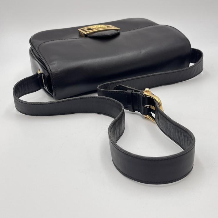 CELINE（セリーヌ） 馬車金具 ヴィンテージ ショルダーバッグ レザー