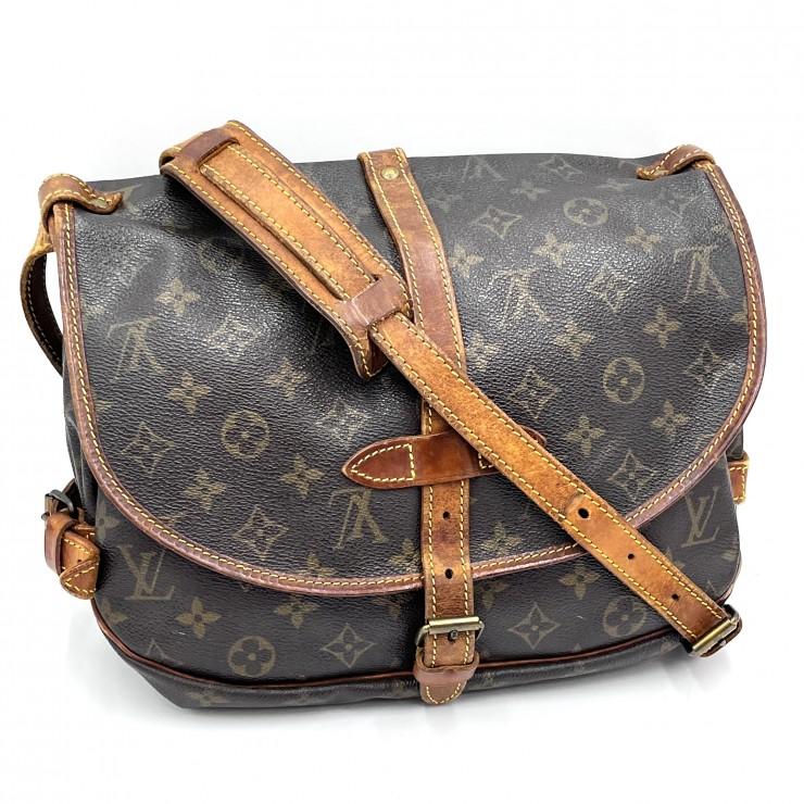ルイヴィトン VUITTON モノグラム ソミュール30 茶 ショルダー 524 LOUIS VUITTON（ルイ・ヴィトン） LOUIS VUITTON（ルイヴィトン