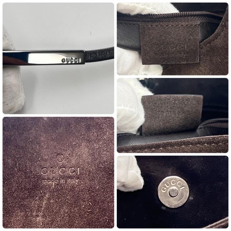 GUCCI（グッチ） ヴィンテージ ワンショルダーバッグ スエード レザー